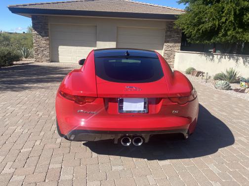 Red 2015 Jaguar F-TYPE S